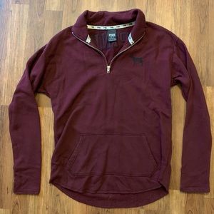 Pink XS half zip hoodie